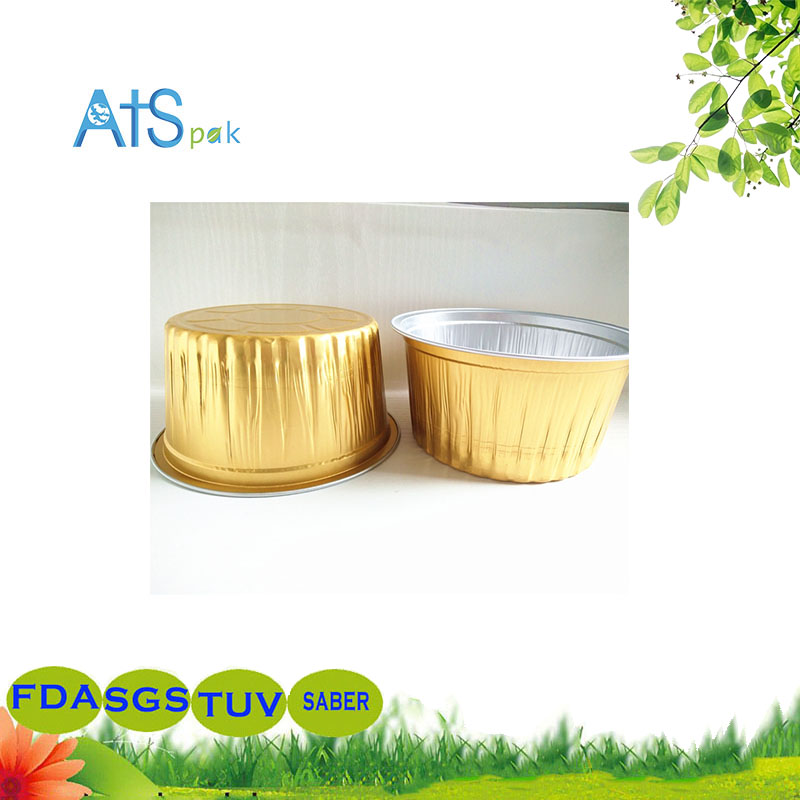 Foil aluminum container