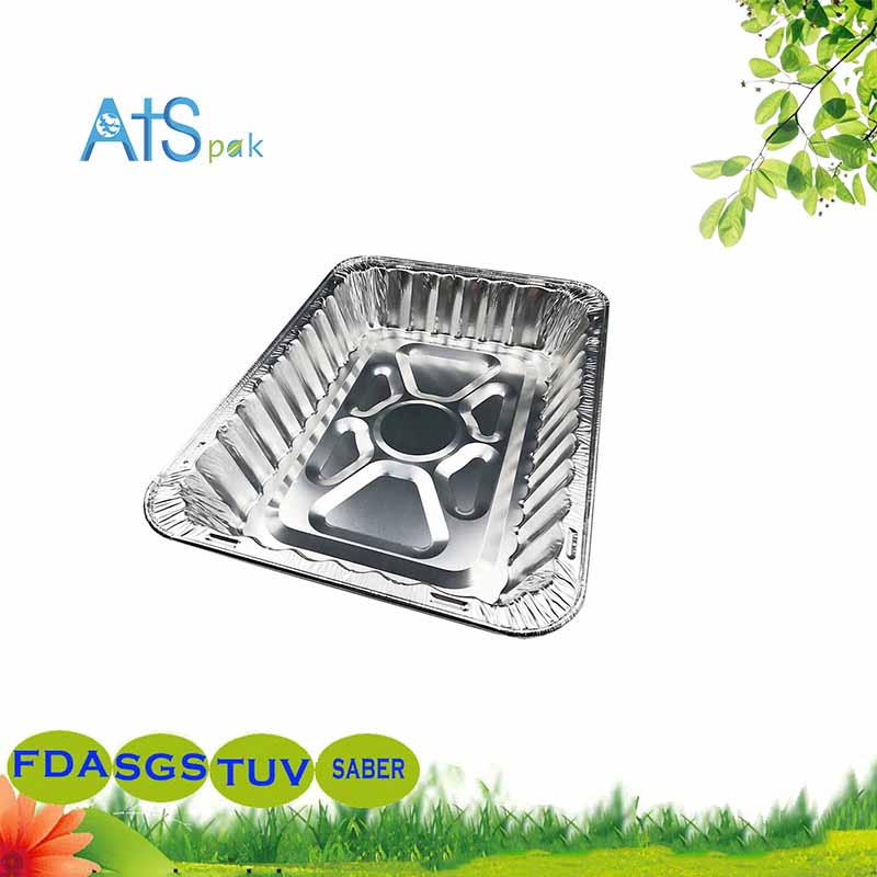 Aluminum foil roast turkey rectangular pan